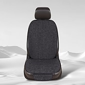 billiga Sätesövdrag till bilen-Hög Kvalitet Linne Bilsäte Kudde Halkfri Smutsbeständig Bekväm Maskintvättbar All-Säsong Universell Passform