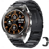 abordables Relojes inteligentes-SmartWatch GPS compás altitud exterior AMOLED 466*466 pantalla HD frecuencia cardíaca llamada por Bluetooth IP68 pulsera inteligente para hombres