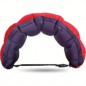 cheap Outdoor Activity-1pc Inflatable Swim Belt for Adults - Adjustable Buoyancy Waist Floatation Aid with Buckle &amp; Rope, Red/Blue PVC Pool Training Device for Swimming Beginners &amp; Experts, Portable for Pool, Lake, Ocean