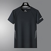 levne Topy-Pánské Dağcı Tişörtü Dağcı Gömleği Krátký rukáv Tričkový Tričko Tričko s krátkým rukávem Tričko Top Venkovní Rychleschnoucí Polyester Tmavě šedá Černá Světle šedá Tělocvična Lezení Kempování a
