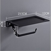 abordables Barres repose-serviettes-porte-serviettes créatif / multifonction contemporain en aluminium 1 pièce à fixation murale