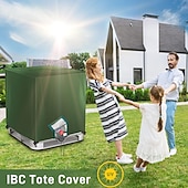 cheap Patio Furniture Covers-IBC Tote Cover for 1000l 275 Gallon Tote Cover Sunshade Water Proof Protective Hood 1000l, 210D/420D Waterproof Water Tank Cover Protective Cover