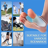 cheap Bunion Corrector-Bunion Cushion Protector, 10 Packs of Bunion Corrector Pads with Separator for Big Toe, Gel Shield for Foot Pain Relief, Calluses, Corns - Blue