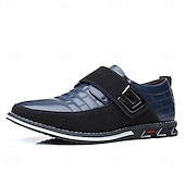 billiga Tillfällig-bruna slip-on sneakers för män med kardborreband – trendiga skor för vardagskläder och aktiv livsstil