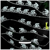 billiga Tröjor för män-Herr Cykeltröja Kortärmad Cykel T-shirt Tröja med 3 bakfickor Bergscykling Andningsfunktion Snabb tork Anatomisk design Uppsugande Vinrött Svart Blå Grafisk Lutning sporter Kläder