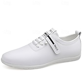 preiswerte Lässig-Weiße Slip-On-Sneaker für Herren mit Streifendesign – modische Schuhe für Freizeitausflüge und Wochenendaktivitäten