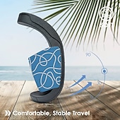 tanie Sandały wakacyjne-Męskie Pantofle Drukuj buty Druk 3D Kapcie na zewnątrz Kapcie plażowe Codzienny Styl plażowy Codzienny Plaża Polichlorek winylu Wodoodporny Wygodny Niepoślizgowy / a Czarny i biały Zielony