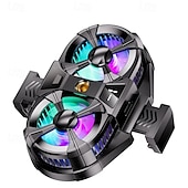 cheap Universal Accessories-SL07 Mobile Phone Cooler 3 Gears Adjustable Semiconductor Cooling Fan Radiator for IPhone Android PUBG Live Streaming Heat Sink
