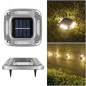 abordables Éclairage au sol-Lampe solaire d&#039;extérieur à LED, imperméable IP65, idéale pour un jardin, une cour ou une terrasse, 3 000 k/6 000 k
