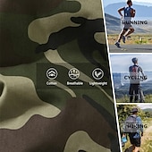 economico Classico-Per uomo Pantaloncini cargo Pantaloncini mimetici Shorts Pantaloncini Estivi Coulisse Elastico in vita Multi-tasche Semplice Mimetico Comodità Indossabile Lunghezza al ginocchio All&#039;aperto Sport