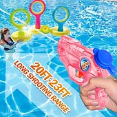 economico Giochi d&#039;Acqua-Mini pistola ad acqua per bambini piccoli - confezione da 4/2 confezioni, piccole pistole ad acqua da 5-7 m di lunga gittata, super pistola ad acqua, pistola blaster, giocattolo acquatico per esterni,