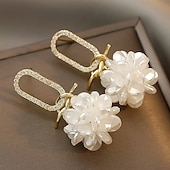cheap Accessories and More-Women's Drop Earrings Classic Joy S925 Sterling Silver Earrings Jewelry Gold For Wedding Valentine's Day Prom Festival