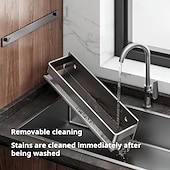 levne Kuchyňská úložiště-závěsný stojan na kořenky koupelnová nástěnná police, 30/40/50 cm nástěnná skříňka na kořenky nástěnný organizér na kořenky vodotěsný a nerezový organizér na koření