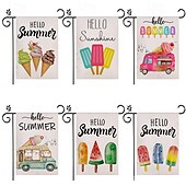 cheap Garden Flags, Banner-Flag 12 x 18 Inch Yard Flags, Summer Small Garden Flags for Outside, Outdoor Flags, Holiday Garden Flags