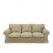 baratos Cobertura de Sofa-Capa de Sofá 3 Lugares Capa de Sofá Ektorp com 3 Capas de Almofadas e 3 Capas de Encosto Slipcover Washable Cor Bordô Ektorp Protetor de Móveis