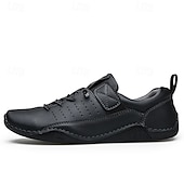 preiswerte Sneaker für Herren-Braune Casual-Sneaker für Herren – vielseitige Schlupfschuhe aus weichem Leder für Komfort im Alltag