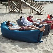abordables Juguetes de agua-Sofá inflable versátil plegable suave &amp;Inflado rápido para acampar &amp;¡Descansando! Regalo de Navidad, Halloween y Acción de Gracias