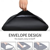 cheap Sheets &amp; Pillowcase-Satin Envelope Zipperless Pillowcase Simulated Silk Cold Feeling Pillowcase Pillow Cover