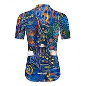 preiswerte Radtrikot Damen-Damen Radtrikot Kurzarm Fahhrad Trikot Oberteil mit 3 Gesäßtaschen Atmungsaktiv Schnelltrocknend Feuchtigkeitsableitend Reflektierende Streifen Marinenblau Sport Bekleidung