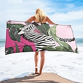 preiswerte Strandtuch-Sets-bedrucktes Strandtuch, leichte, schnelltrocknende, sandfreie Stranddecke, ideal für Reisen, Pool und den Einsatz im Freien