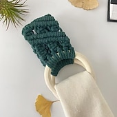 economico Tende macrame e stringa-Anello per asciugamano in crochet boho regalo per la festa della mamma supporto per asciugamano in macramè da cucina anello porta asciugamani in macramè anello per asciugamani da appendere in crochet