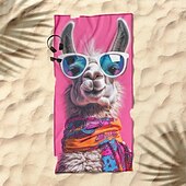 preiswerte Strandtuch-Sets-bedrucktes Strandtuch, leichte, schnelltrocknende, sandfreie Stranddecke, ideal für Reisen, Pool und den Einsatz im Freien