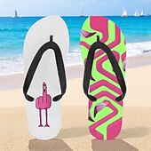 お買い得  グラフィックプリントシューズ-グースデザインとロープ柄のメンズビーチサンダル - ビーチや夏のアクティビティにリラックスしたビーチスタイルを演出します。