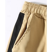 economico Classico-Per uomo Pantaloncini cargo Shorts Pantaloncini Estivi Coulisse Elastico in vita Multi-tasche Semplice Comodità Indossabile Lunghezza al ginocchio All&#039;aperto Sport Quotidiano Moda Casual Nero Cachi