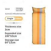 cheap Sleeping Gear-Sleeping Pad for Camping, Lightweight Memory Foam Camping Mattress with Pillow, Self Inflating Camping Pad 3cm Thick Foam, Air Mattress Inflatable Sleeping Mat for Backpacking,Hiking