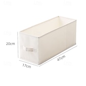 economico Organizzatori di Cassetti per Vestiti-Organizzatore per guardaroba con maniglia, sottile contenitore pieghevole per cassetti per armadio, contenitore in tessuto per jeans, maglioni, t-shirt, sciarpe, reggiseni