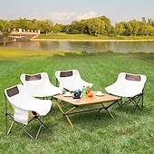 economico Mobili da campeggio-sedia da campeggio pieghevole, sedia portatile da esterno per pesca, escursionismo, picnic, campeggio, spiaggia, prato, concerto, sedia da campeggio compatta ultraleggera con borsa per il trasporto