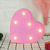 economico Luci decorative-Luci decorative con lettere viola da 16 cm, luci per feste, compleanno, Natale