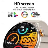 Χαμηλού Κόστους Smartwatch-Ρολόι CY26 Smart με Μεγάλη AMOLED Οθόνη HD Bluetooth Κλήσεις  Βοηθό Φωνής – Fitness Tracker για Άνδρες  Γυναίκες