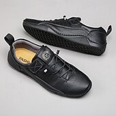 preiswerte Sneaker für Herren-Braune Casual-Sneaker für Herren – vielseitige Schlupfschuhe aus weichem Leder für Komfort im Alltag