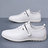 preiswerte Lässig-Weiße Slip-On-Sneaker für Herren mit Streifendesign – modische Schuhe für Freizeitausflüge und Wochenendaktivitäten