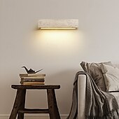cheap Outdoor Wall Lights-Modern Outdoor Wall Sconce Stone Meterial Warm White Waterproof Wall Fixture Lighting Aluminum LED Exterior Sconce for Indoor Outdoor Patio Porch 110-240V