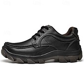economico Sneakers da uomo-scarpe da ginnastica da uomo con lacci color cuoio e suola in gomma antiscivolo, comode e traspiranti per avventure all&#039;aria aperta e abbigliamento casual da giorno
