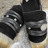 halpa Lisävarusteet ja enemmän-Retro / vintage Keskiaika Renessanssi Ranneke Soturi Viikinki Naamiaispuku Miesten Viikinki Halloween Karnevaali Juhla Suoritus LARP Aikuisten 1 rannetuki / JOS TARVITSET PARIN, TILAA 2 Käsivartijat