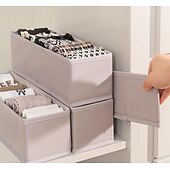 levne Organizéry do zásuvek na oblečení-1ks organizér zásuvky na spodní prádlo, skládací úložný box z měkké bavlny, organizér na spodní prádlo a ponožky pro domácnost, skládací úložný box na oblečení