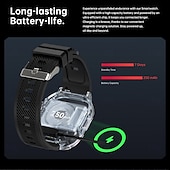 abordables Montres connectées-696 C30PRO Montre intelligente 2.19 pouce Smartwatch Montre Connectée Bluetooth Podomètre Rappel d&#039;appel Moniteur de Sommeil Compatible avec Android iOS Hommes Appels Mains Libres Rappel de Message