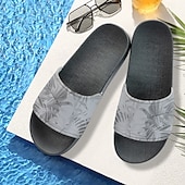 preiswerte Urlaubsandalen-Slide-Sandalen im Patchwork-Design für Herren – lässiger und stylischer Stil für Männer im Strandurlaub, zum Entspannen am Pool und für den Sommeralltag