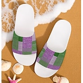 preiswerte Urlaubsandalen-Slide-Sandalen im Patchwork-Design für Herren – lässiger und stylischer Stil für Männer im Strandurlaub, zum Entspannen am Pool und für den Sommeralltag
