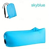 abordables Juguetes de agua-Sofá inflable versátil plegable suave &amp;Inflado rápido para acampar &amp;¡Descansando! Regalo de Navidad, Halloween y Acción de Gracias