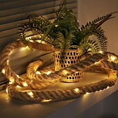 お買い得  ハロウィンライト-3M 5メートル 10メートル ストリングライト リモートコントロール 60/100/200 LED 15mm 1個 温白色 銅線ライト ハロウィーン パーティー 防水 5 V