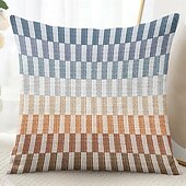 baratos Fronhas de Almofadas de Decoração-Capa de Almofadas Decorativas Geométricas 1PC Capa de Almofada Quadrada Macia para Sofá de Quarto Sala de Estar
