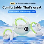 economico Cuffie telefoniche e per ufficio-m80 vivavoce telefono guida auricolare clip auricolare bluetooth 5.3 design ergonomico suono surround hifi per fitness palestra allenamento telefono cellulare