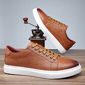 Χαμηλού Κόστους Ανέμελος-ανδρικά slip-on αθλητικά παπούτσια με καφέ υφή – ευέλικτα casual παπούτσια για χαλαρές και έξυπνες περιστάσεις