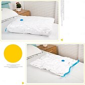 abordables stockage de bagages et de voyage-Lot de 18 sacs de compression sous vide réutilisables pour vêtements, couettes, oreillers, sacs de voyage
