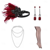 billige Tilbehør og mer-Den store Gatsby Flapperpannebånd i 1920-stil Den store Gatsby Kontor / Bedrift Glitrende glitter Krystall / Rhinstein Dame Karneval Maskerade Tilbake til Skolen Festkveldsklær Maskerade Festival