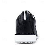 economico Scarpe da Golf da Uomo-scarpe da golf brogue bianche da uomo: resistenti sneakers in similpelle con lacci e dettagli traforati per gli appassionati di golf e sport